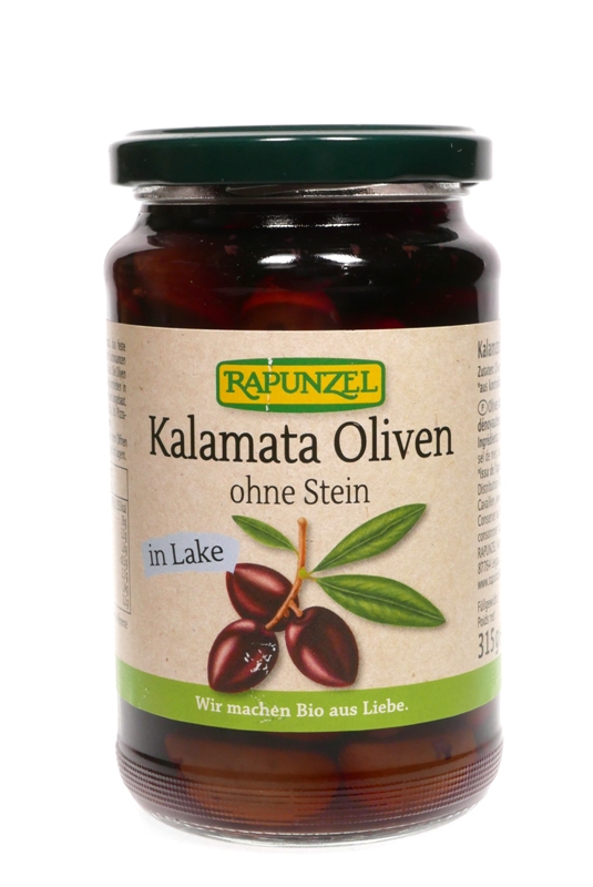 Olivy Kalamata bez pecek 315g/170g BIO