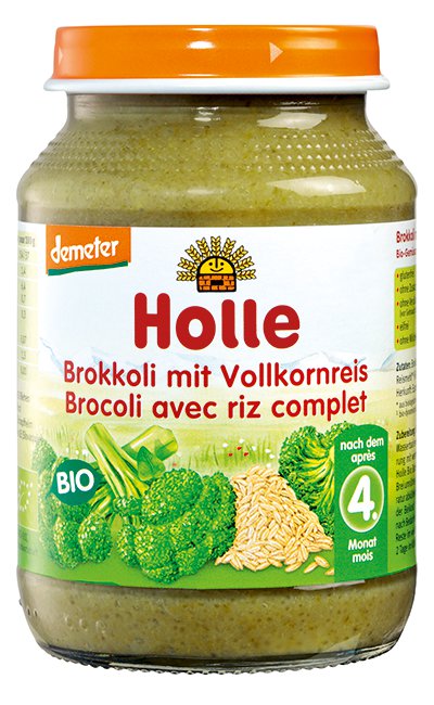 Brokolice s rýží 190g DEMETER