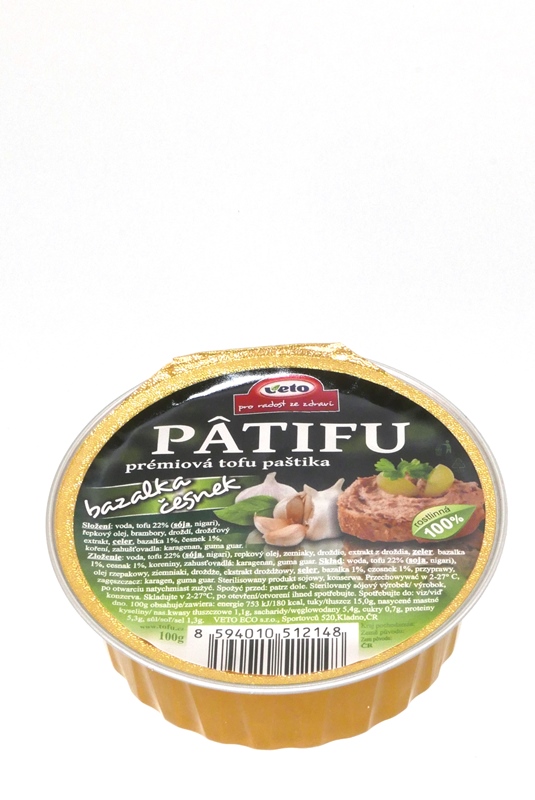 Patifu Bazalka-česnek 100g