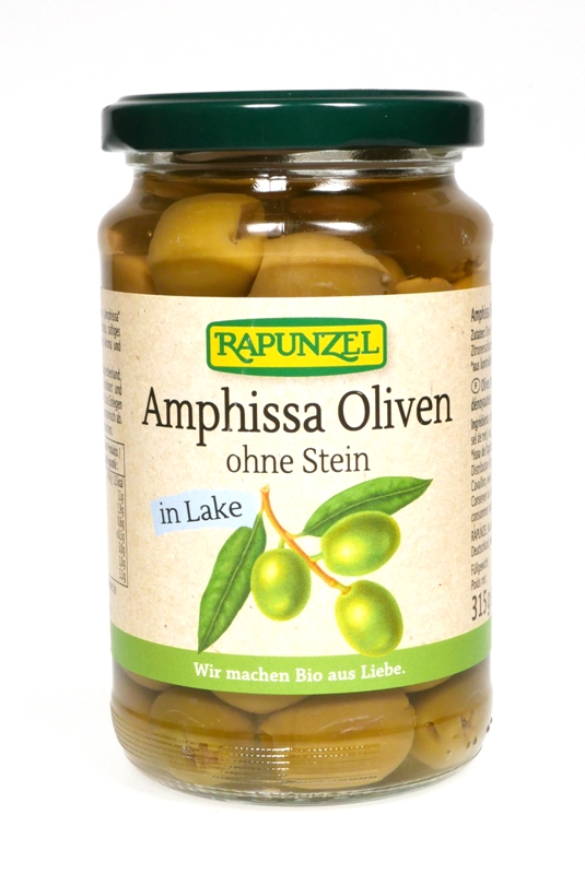 Olivy Amphissa bez pecek 315g/170g BIO