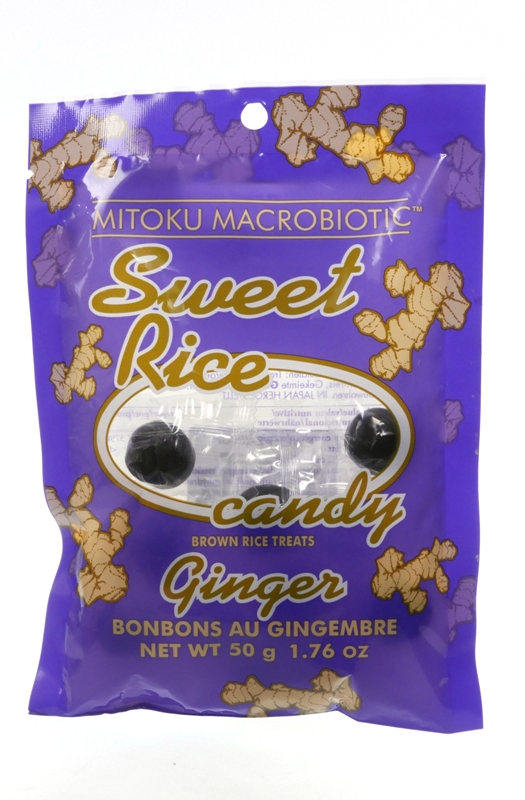 Bonbony z rýžového sladu Zázvor 50g