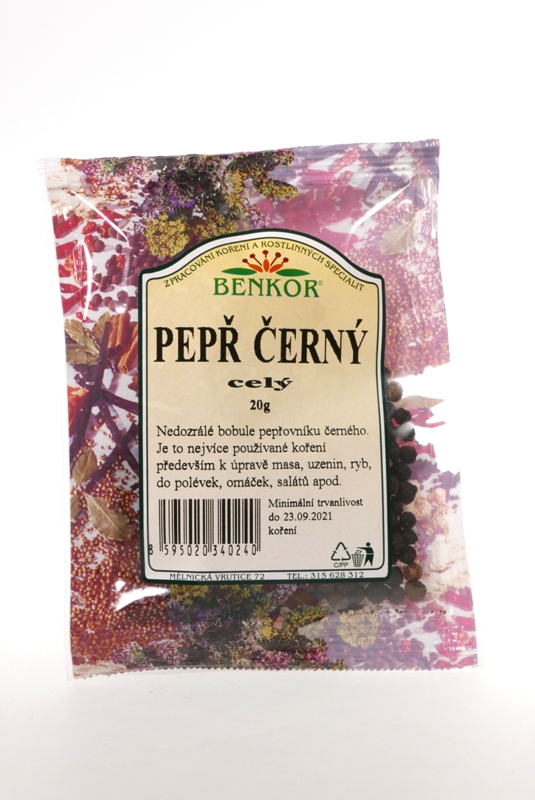 Pepř černý celý 20g