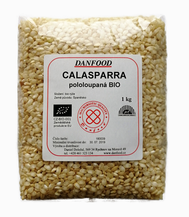 Rýže Calasparra pololoupaná 1kg