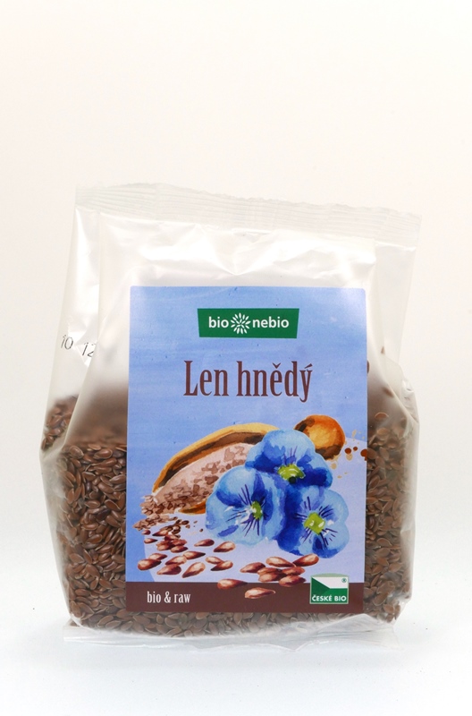 Len hnědý 200g BIO