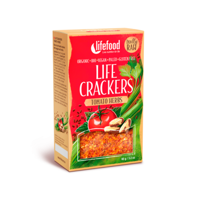 Life crackers rajčatové 90g BIO