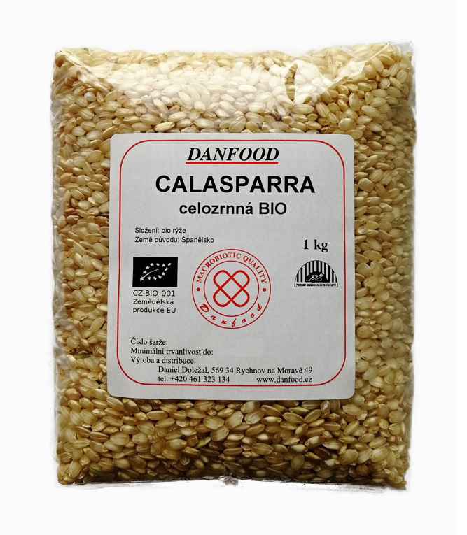 Rýže Calasparra celozrnná 1kg BIO