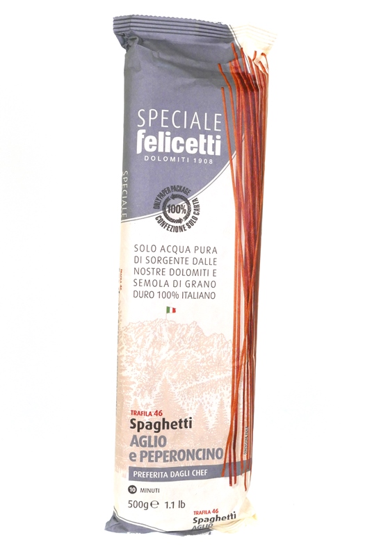 Špagety s česnekem a pálivou paprikou 500g BIO