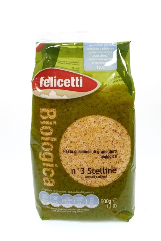 Hvězdičky do polévky 500g BIO