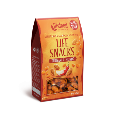 Mandle teriyaki 90g RAW, BIO