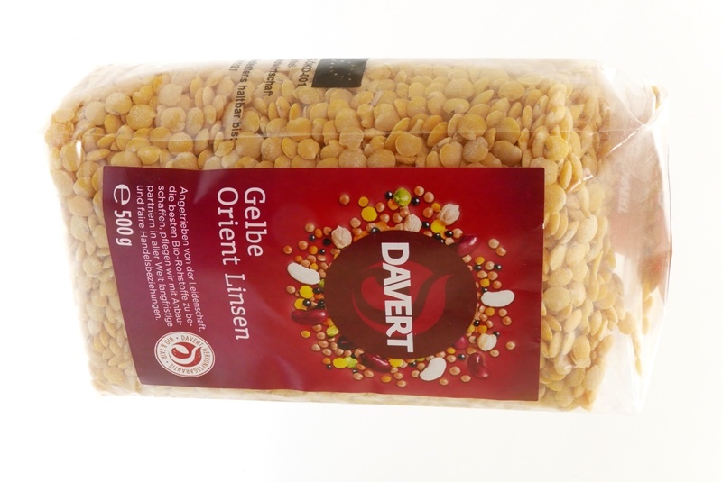 Čočka žlutá půlená 500g BIO