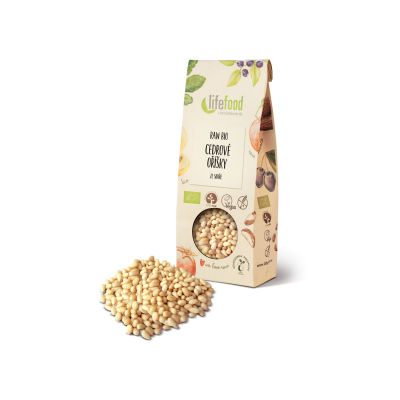 Cedrové oříšky 100g RAW, BIO