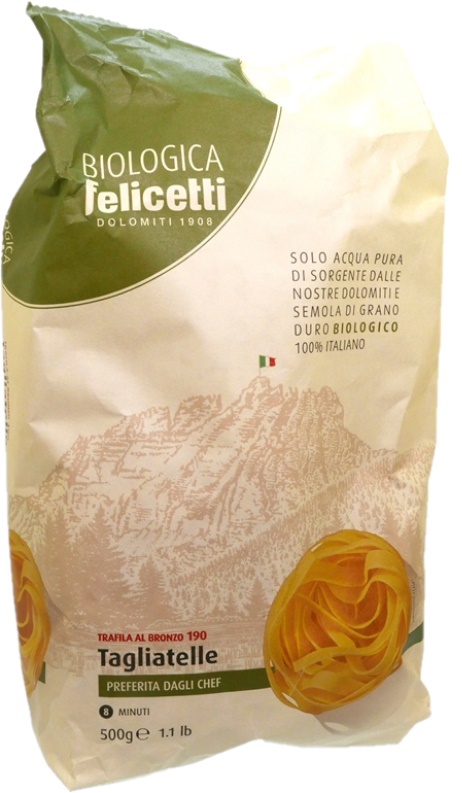 Tagliatelle semolinové 500g  BIO 