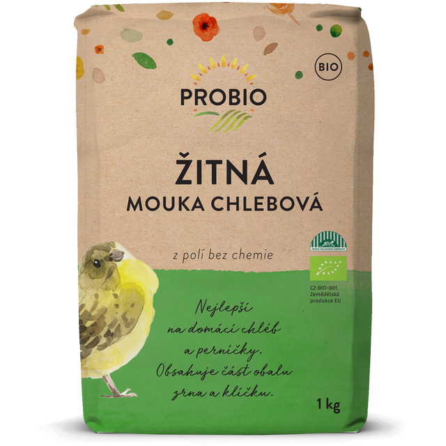 Mouka žitná chlebová 1kg BIO