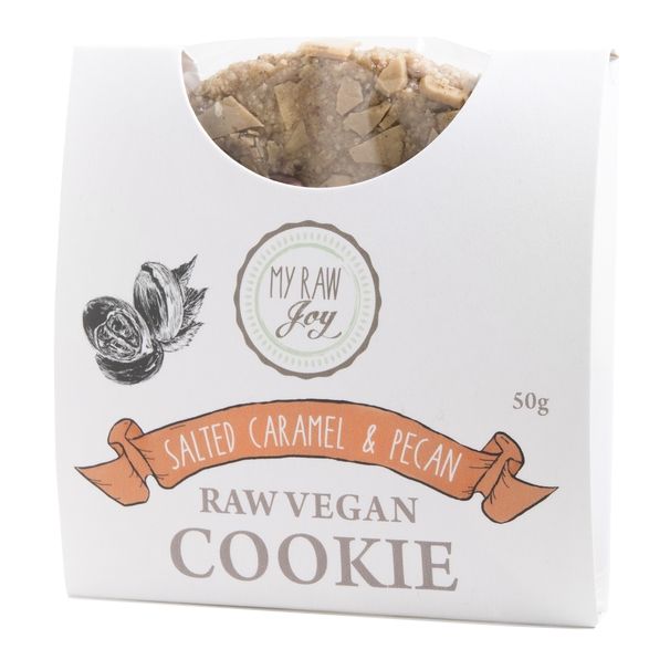 Cookie Slaný karamel pekan 50g BIO, RAW