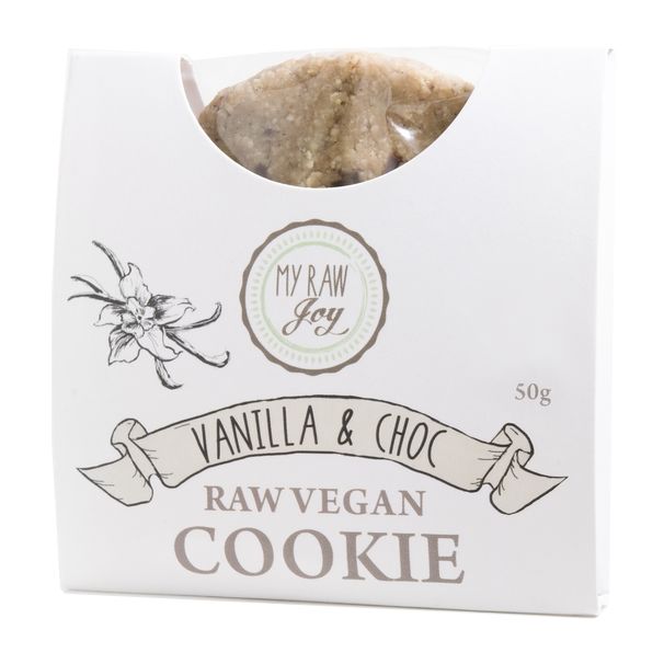 Cookie Vanilka čoko 50g BIO, RAW