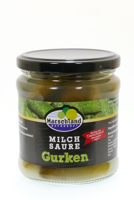 Okurky kvašené 330g/185g BIO