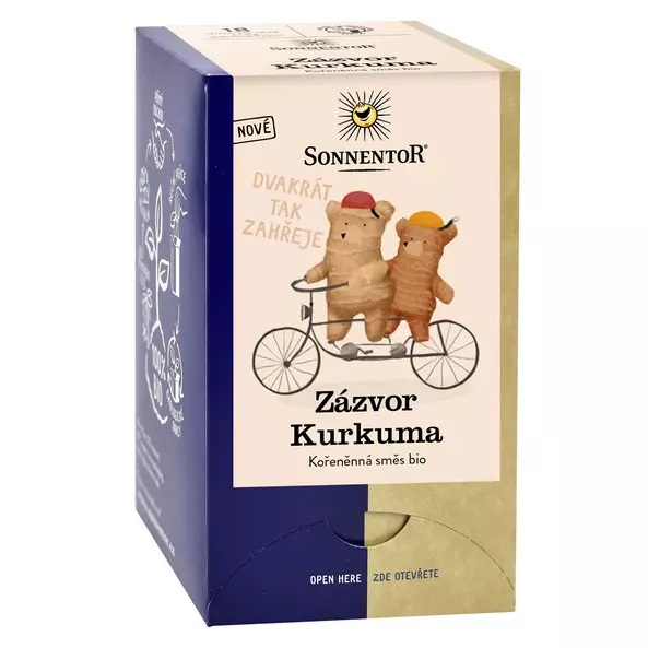 Zázvor+Kurkuma 18x1,8g BIO