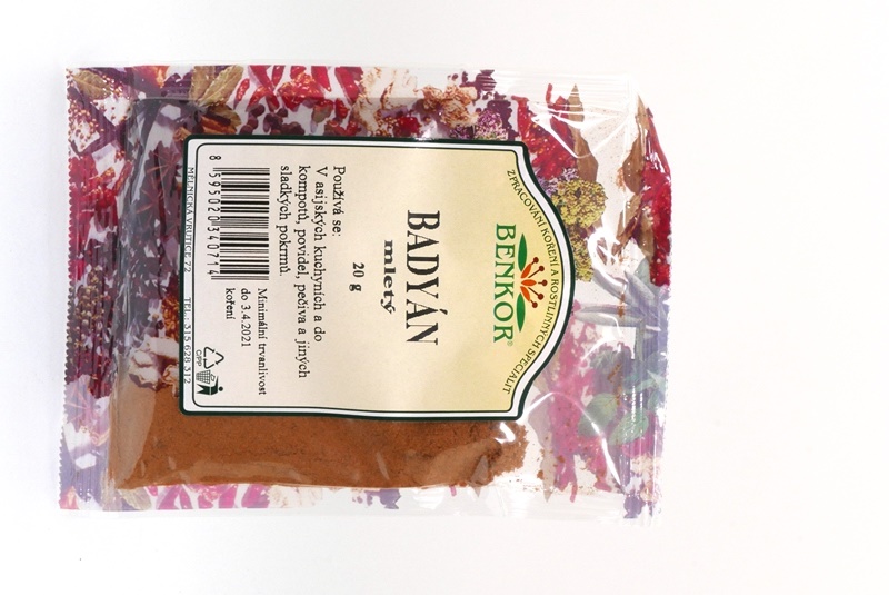 Badyán mletý 20g