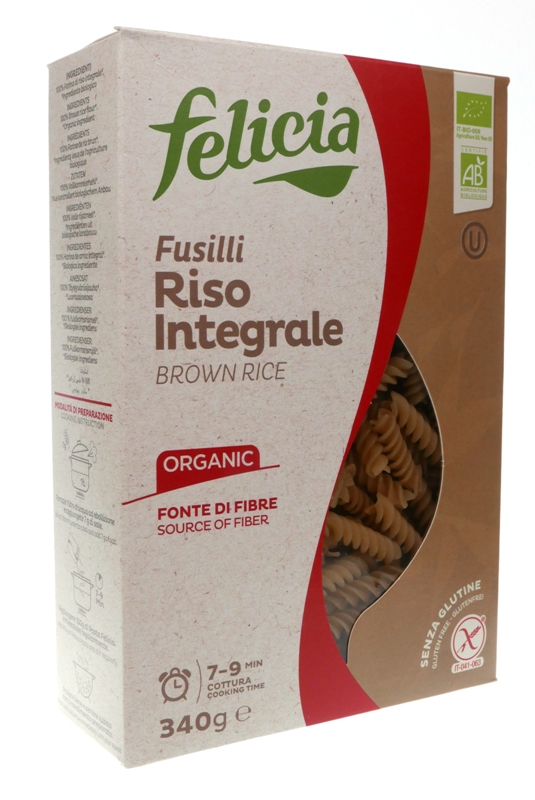 Vřetena z hnědé rýže 340g box BIO