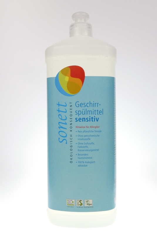 Tekutý na nádobí Sensitiv 1l