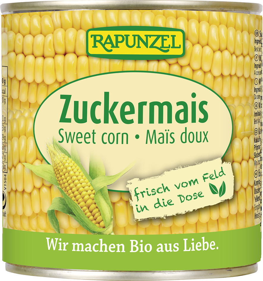 Kukuřice cukrová sterilovaná 340g/280g BIO 