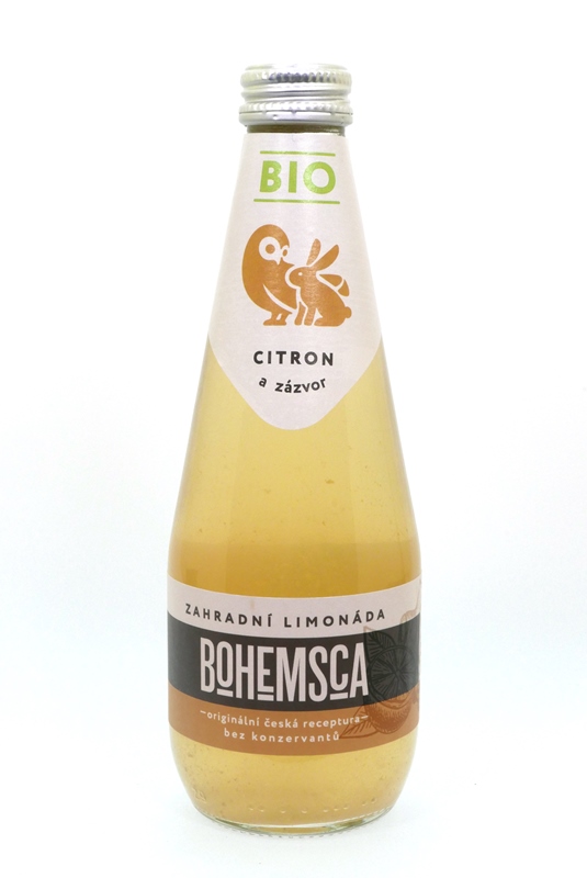 Bohemsca Limo Citrón+Zázvor 330ml BIO