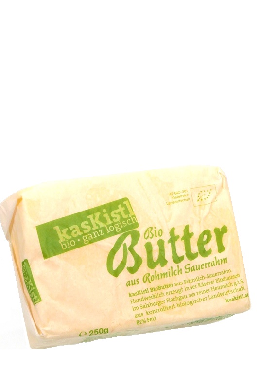 Máslo ze zakysané smetany 250g RAW, BIO