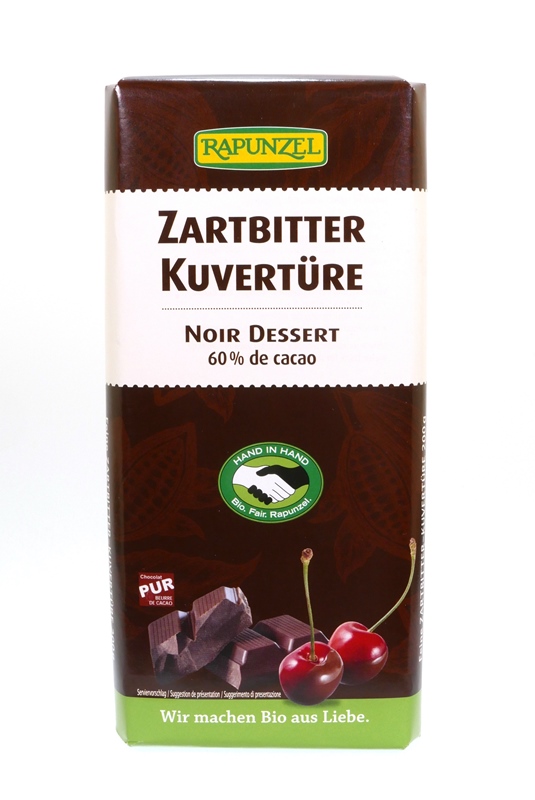 Čokoláda hořká na vaření 200g BIO