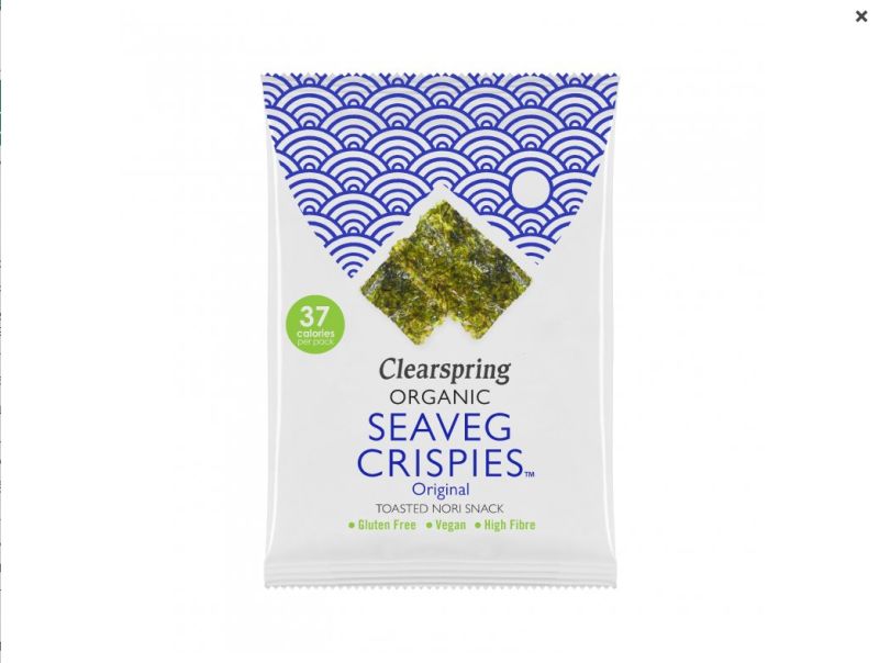 Řasy Nori pražené originali BIO 8g