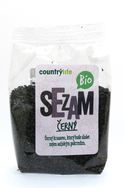 Sezam černý neloupaný 100g BIO