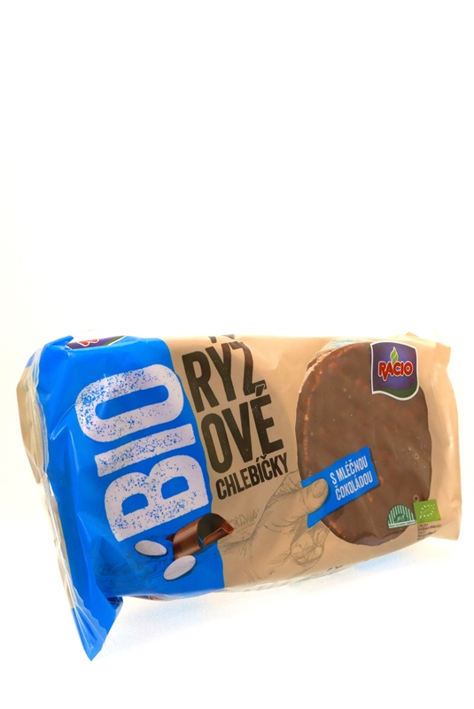 Chlebík rýžový s mléčnou čoko polevou 100g BIO