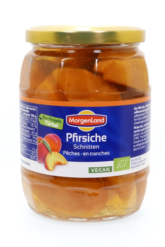 Kompot broskvový 685g/385g BIO