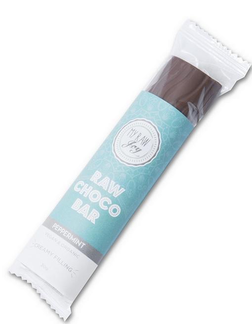 Choco Bar s mátou peprnnou 30g Raw, BIO